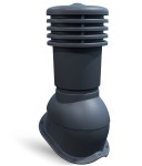 Kominek do blachodachówki Platino Vello 150mm Czarny 9005