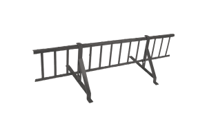 Płotek przeciwśniegowy do blachodachówki IVT 120cm Brązowy