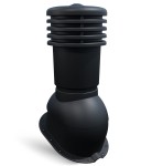 Kominek do blachodachówki Horizon Frigge Murano Czarny 150mm 9005