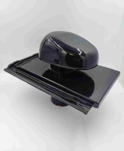 Kominek ceramiczny FCB do KORAMIC Orea 9 Czarna Angoba Szlachetna 110