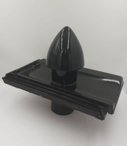 Kominek ceramiczny FCB do CREATON Koda Czarna Glazura 110