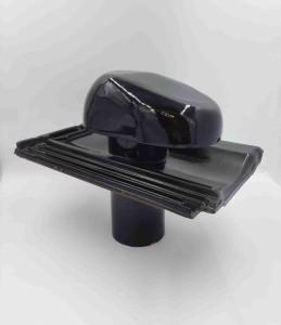 Kominek ceramiczny FCB do KORAMIC Cosmo 12 Czarna Glazura 110