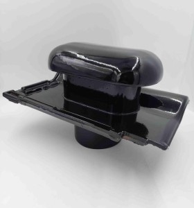 Kominek ceramiczny FCB do KORAMIC Alegra 9 Czarna Angoba Szlachetna 160