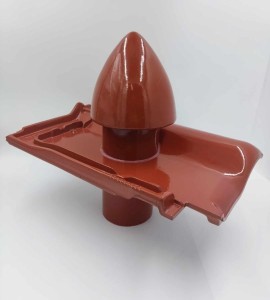 Kominek ceramiczny FCB do CREATON Futura Czerwona Glazura 110