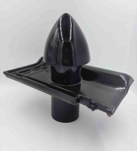 Kominek ceramiczny FCB do CREATON Harmonica Czarna Glazura 110