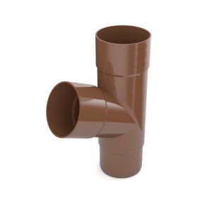 Łącznik trójnik Bryza 90/90/90 Brązowy