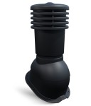 Kominek do trapezu Eurovent T18 150mm Czarny 9005